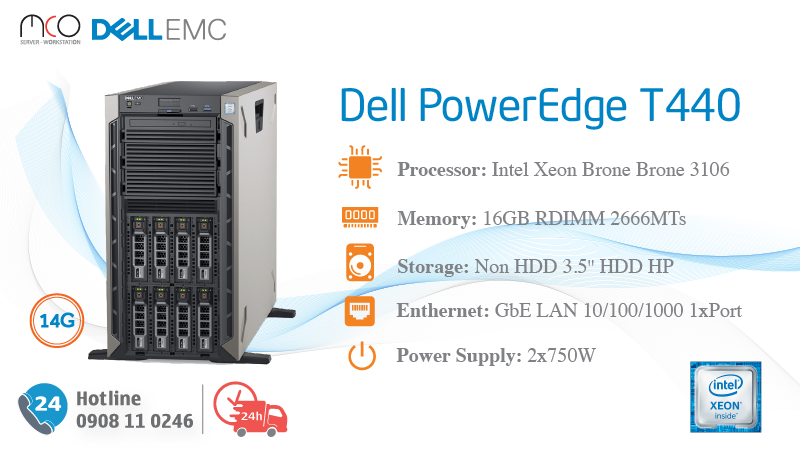 máy chủ Dell PowerEdge T440